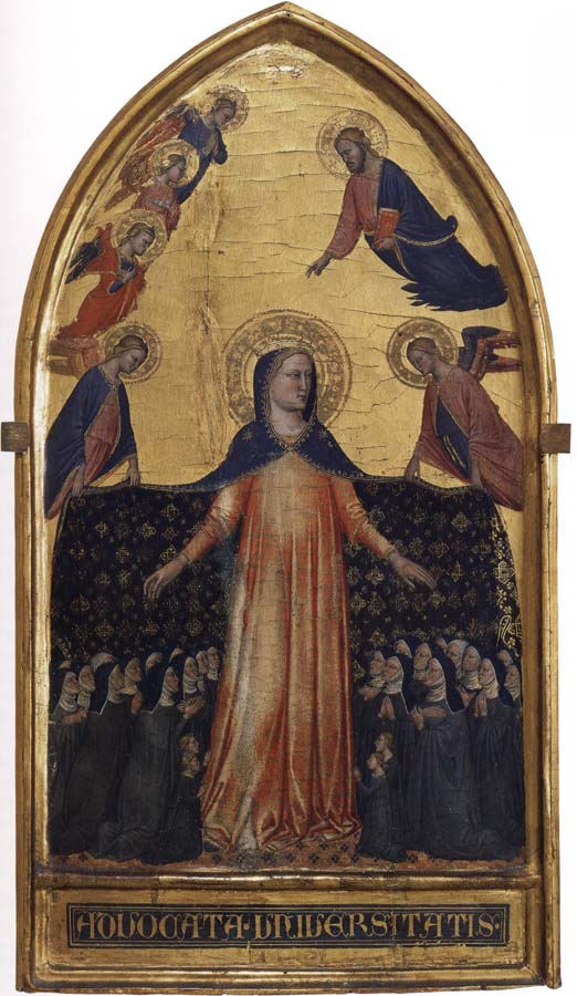 Virgin and the saints